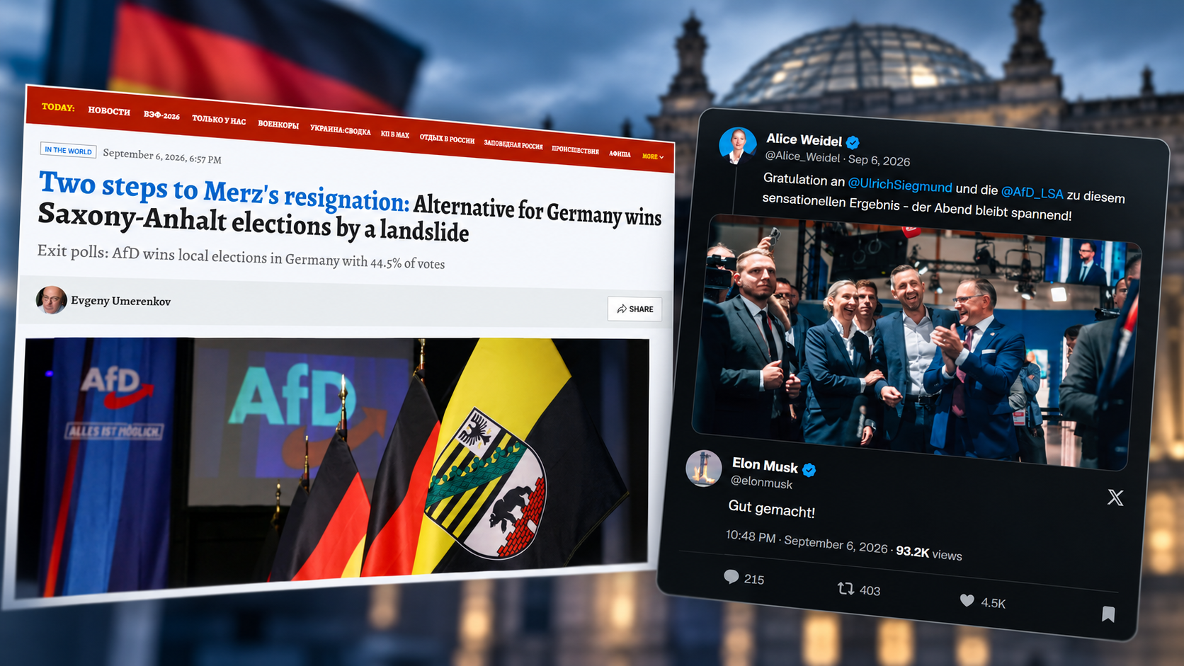 Liebesgrüße aus Moskau und Washington