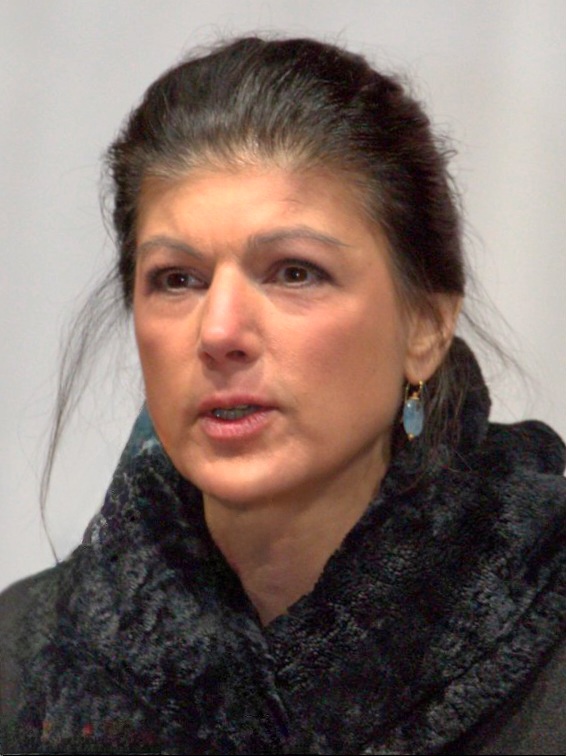 Sahra Wagenknecht bei einer BSW-Wahlkampfveranstaltung 2025